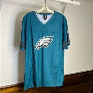 NFL Teal Philadelphia Eagles Men's Shirt- L